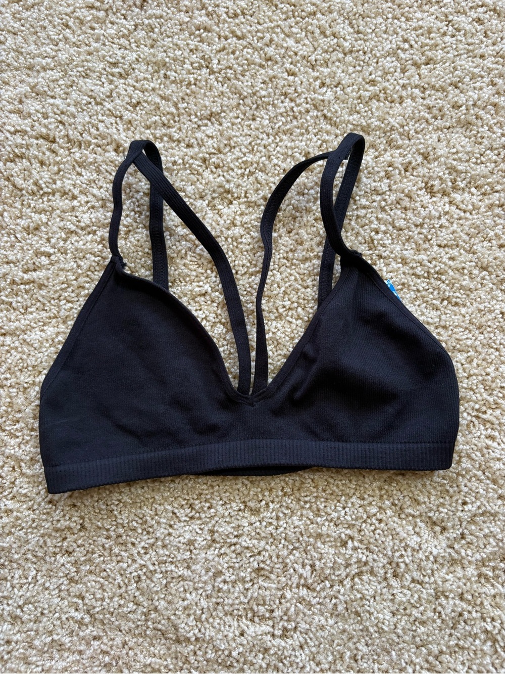 NWT Free People Intimately Iddie Seamless Bralette Black M/L OB470983